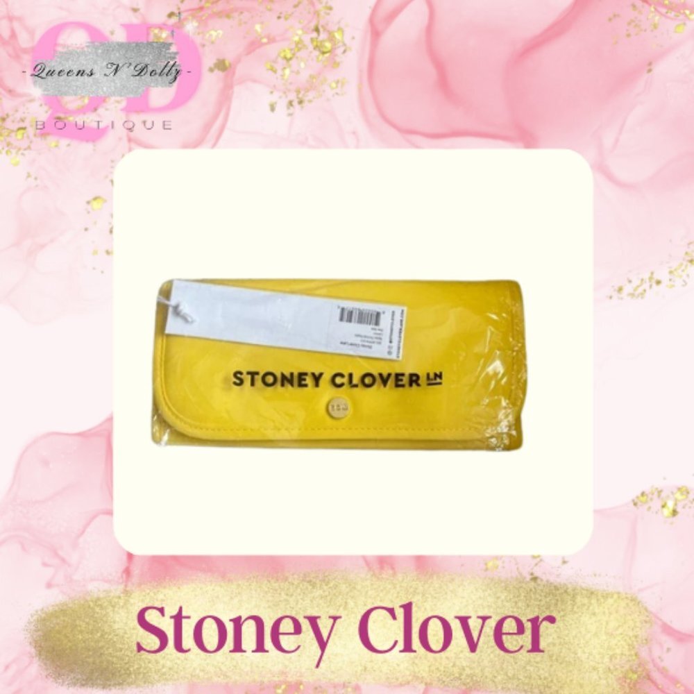 NWT Stoney Clover Lane tri-fold wallet 🍋 lemon color